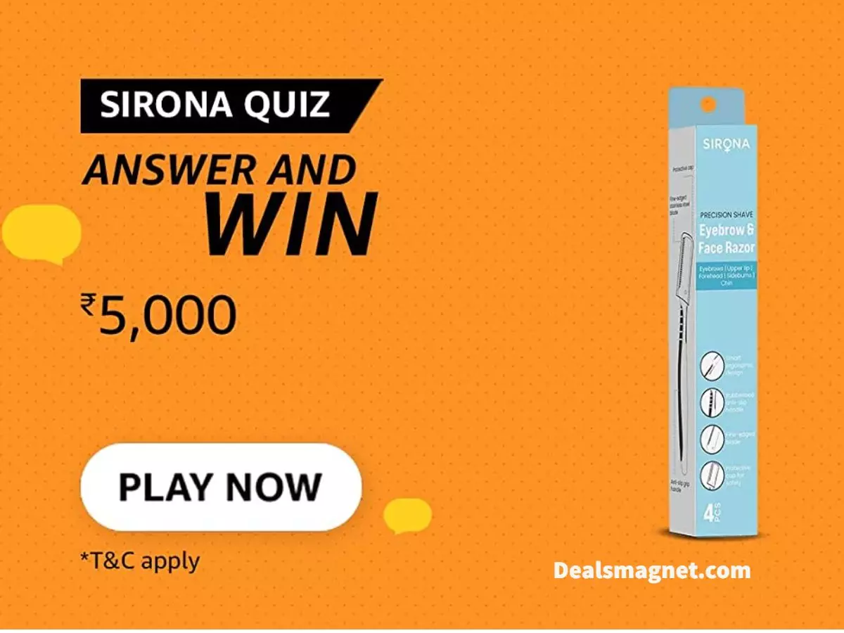 Sirona Quiz: Answers, Prize & How to Play (January 2022 Edition)