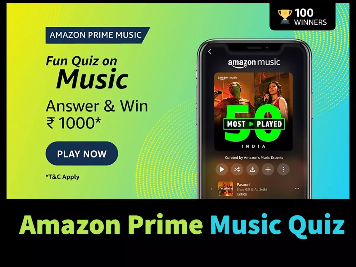 Amazon Prime Music: Fun Quiz on Music Answers