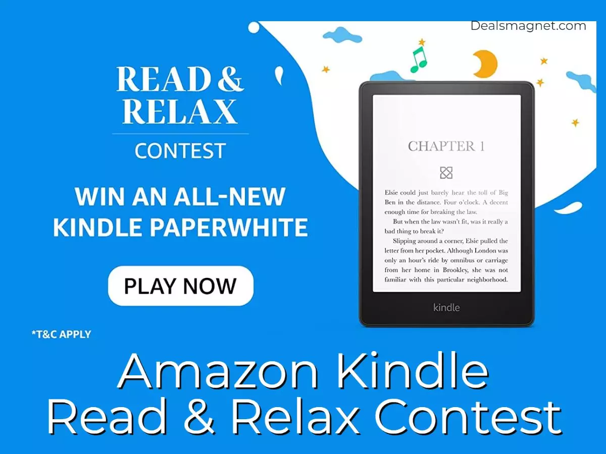Amazon Kindle Read & Relax Contest: Win an All-New Kindle Paperwhite