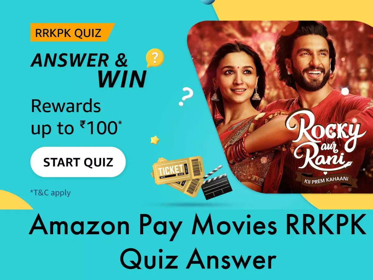 Amazon Pay Movies RRKPK Quiz Answer & Win Reward up to ₹100.
