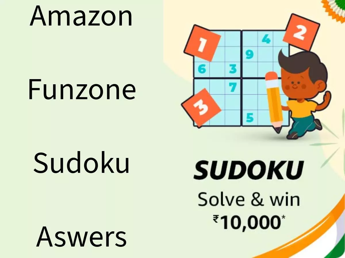 Amazon Funzone Sudoku Solved