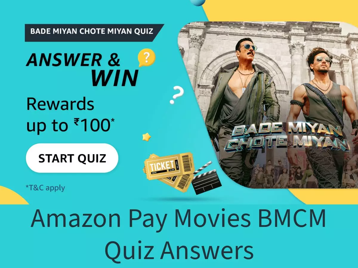 Amazon Pay Movies BMCM Quiz Answers: