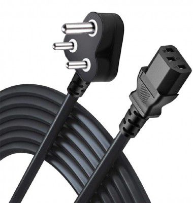 Les Bon Amis 1.5M Power Cable Cord - Black (1.5Meter, Pack of 1)