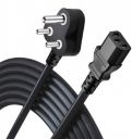 Les Bon Amis 1.5M Power Cable Cord - Black (1.5Meter, Pack of 1)...
