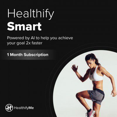 1-Month HealthifySmart - Lose weight with Smart Calorie tracking, AI Assistant Ria, Customized diets & workouts, & more(Activation Code Email Delivery)