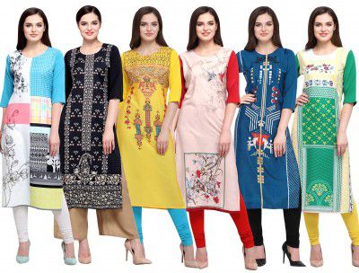 1 Stop Fashion Womens Crepe Kurta