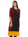 1 Stop Fashion Women's Crepe Regular Kurta...
