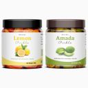 100% Natural Lemon Pickle and Amada Pickle (2x250g) Combo Pack - Handcrafted Original Recipe & Traditional Taste...