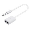 100FIT 3.5mm Jack 1 Male to 2 Female Stereo Headphone Earphone Jack Y Splitter Audio Auxiliary Adapter Cable...