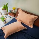10club Classic Pillow Cover | 100% Cotton | 17" x 27" (Peach, Set of 2, Classic)...