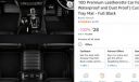 10D Premium Leatherette Car Foot Mat for Heal pad100% Waterproof and Dust Proof | Custom Fitted 10D Car Floor Tray Mat - Full Black...