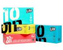 10on Lite Soft Facial Tissues Napkin Box - 2 Ply, 100 Pulls x Pack of 4, (Total 400 Pulls)...