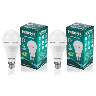 12W Emergency LED Bulb Easy-to-Use Perfect for Power Outages and Camping(Pack of 2)