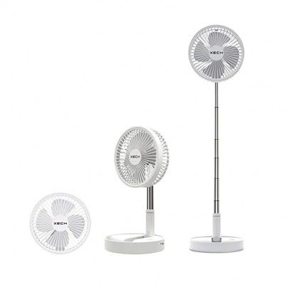 XECH Table Fan with Rechargeable 