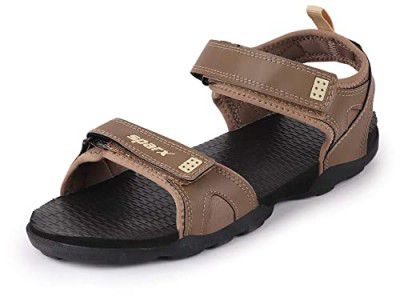 Sparx Men's Camel Beige Leather Sandal 