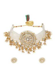Zaveri Pearls Gold Tone Kundan 