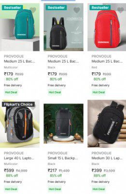 Provogue Backpacks upto 83% off