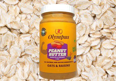1KG OLYMPUS All Natural Peanut Butter (OATS AND RAISINS )
