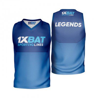 1xBat Sporting Lines Sleeveless T-Shirt for Active Men