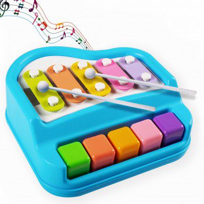 Gooyo 1503 Non Battery 2 in 1 Mini Piano and Xylophone Toy