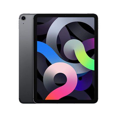 2020 Apple iPad Air with A14 Bionic chip (10.9-inch/27.69 cm, Wi-Fi + Cellular, 256GB) - Space Grey (4th Generation)