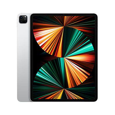 2021 Apple iPad Pro with Apple M1 chip (12.9-inch/32.77 cm, Wi-Fi, 2TB) - Silver (5th Generation)