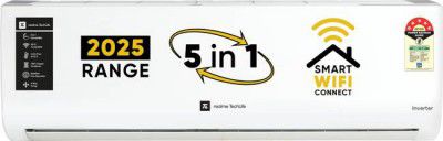 [2025 Model] realme TechLife 1.5 Ton 5 Star Split Inverter Ac 5-in-1 Convertible with Wi-fi Connect - White (155IPG25WRS, Copper Condenser)