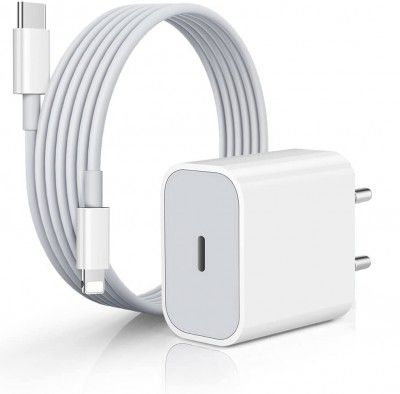 20W Superfast Charger |Adapter and USB C Cable|Compatible with iPhone X,11,12,13,14 Series |Combo Set - White New 2023 Model