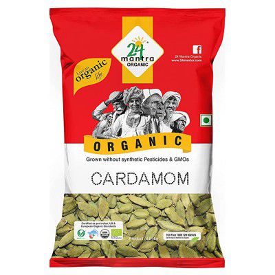 24 Mantra Cardamom/Elaichi/Elakulu - 50gms, Pack of 1