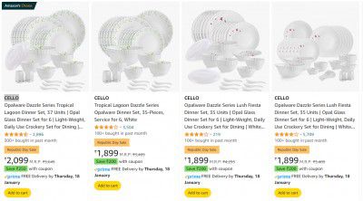 Up to ₹250 Coupon on Cello Products