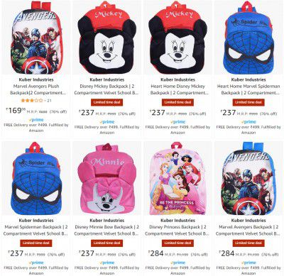 kuber industries Backpack Starts ₹169 | Upto 76% Off