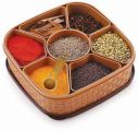 2Mech Masala Rangoli Box Dabba for Keeping Spices | Spice Box for Kitchen...