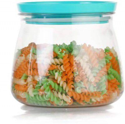 2Mech Plastic Grocery Container - 900 ml  (Blue, Clear)