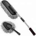 2Pcs Soft Microfiber Duster with Extendable Handle Exterior Scratch Free Car Cleaning Tool...