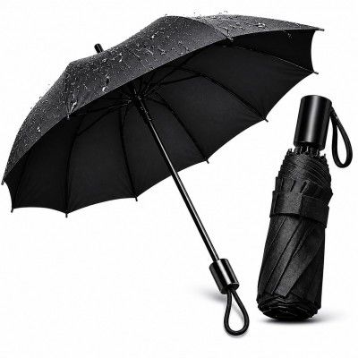 3 Fold Auto Open & Close Umbrella for Rain & Sun Protection 