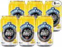 3 Horses Refreshing Malt Taste Non-Alcoholic Beverage Drink Beer Can, Pack of - 6 (330 ml Each can) (LEMON)...