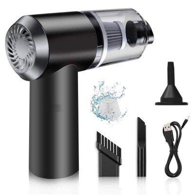 3-in-1 Portable Handheld Vacuum Cleaner  (Black)