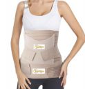3 in 1 Postpartum Support - Recovery Belly/waist/pelvis Belt Shapewear Slimming Girdle, Beige...