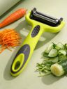 3-in-1 Stainless Steel Vegetable & Fruit Peeler | Straight, Serrated...