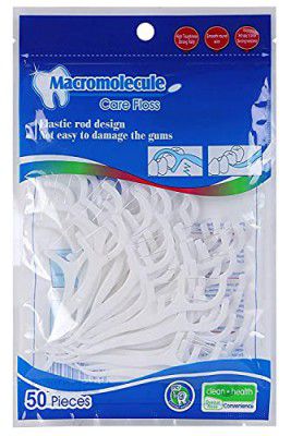 3 in 1 Tooth Cleaning Dental Floss Toothpicks Set for Clean Teeth Fresh Breath and Healthy Gums (50 pcs)