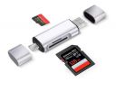 3-in-1 USB 3.0 Card Reader USB C, Micro USB Card Reader SD, Micro SD, SDXC, SDHC, Micro SDHC, Micro SDXC Memory Card Reader for MacBook PC Tablets Smartphones...