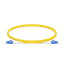 3 Meter LC to LC Fiber Optic Cable – Simplex Single Mode 9/125 Jumper, Yellow – High-Speed Data Transmission...