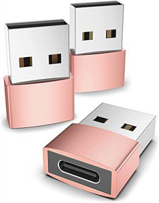 [3 Pack] rts USB-C Female to USB Male Adapter 3-Pack Type-C to USB Charger Connector