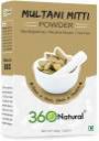 360 Natural Pure & Organic Multani Mitti Powder, Fullers Earth for Face & Skin Care  (100 g)...