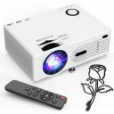 3800Lumens Portable Projector for Home Theater Entertainment, Full HD 1080P Supported Mini Projector HDMI AV USB Sound Bar Supported...