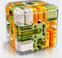 3D Maze Puzzle Cube with Metal Ball Inside - Transparent Handheld Marble Run Brain Teaser Game for Kids & Adults...