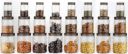 3D METRO SUPER STORE Checkers Plastic Container - 300 ml, 650 ml, 1200 ml Plastic Grocery Container  (Pack of 24, Clear)...
