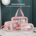 3D METRO SUPER STORE Makeup Bag Toiletry Wash Bag Travel Pouch Organizer Pouch Potli for Travel Women Multi purpose bag Vanity Box  (Pink)...
