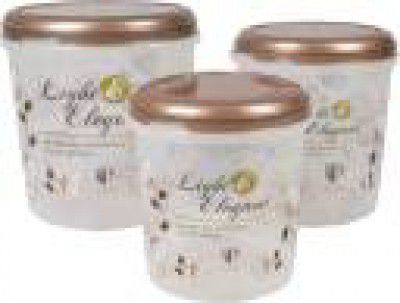 3D METRO SUPER STORE Plastic Grocery Container - 5000 ml, 7500 ml, 10000 ml  (Pack of 3, Brown)