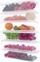 3D SUPER STORE Plastic Fridge Container - 1800 ml (Pack of 6, Clear)...
